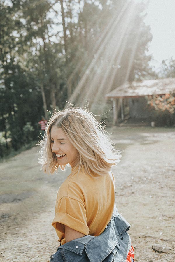 Happy woman