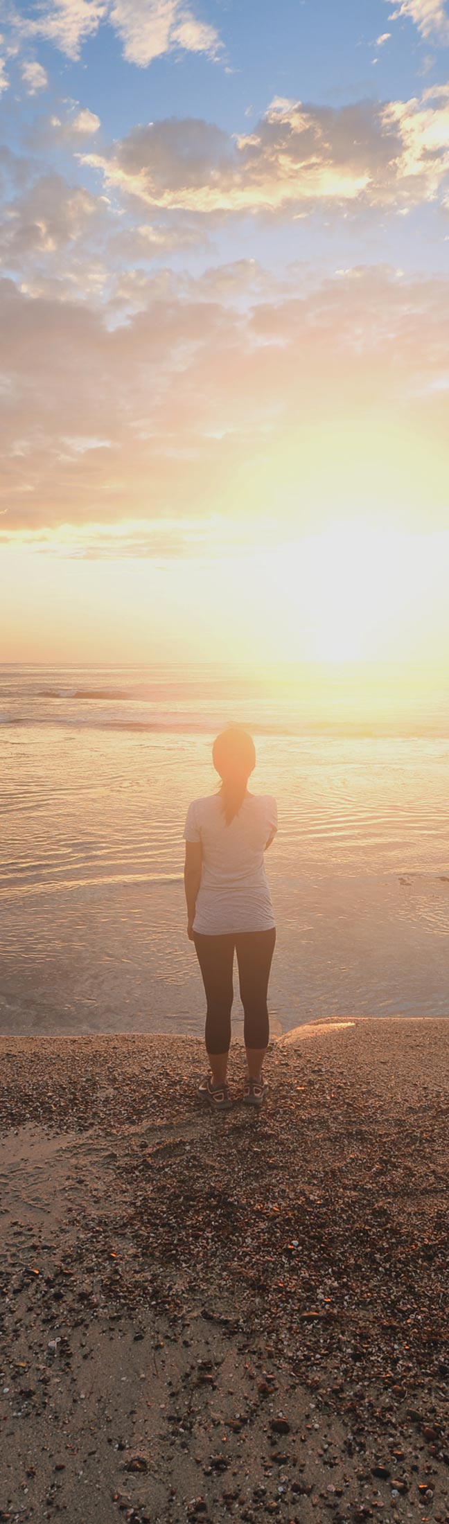 Sunrise at a beach